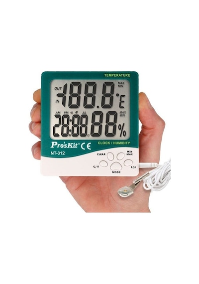 Proskit Nt-312 Mini Problu Sıcaklık Nem Ölçer