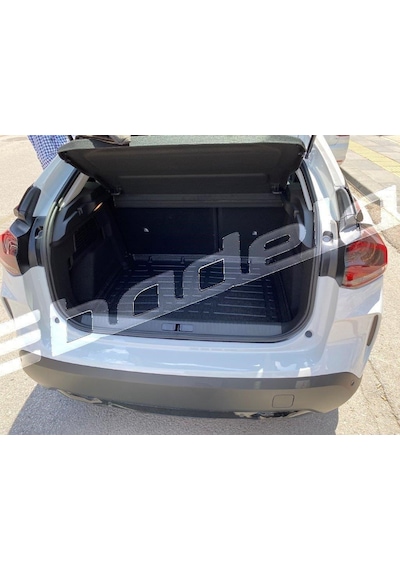 Cıtroen C4 2021 Kasa Uyumlu Bagaj Havuzu Kaucuk 3D