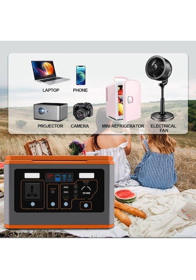 Taşınabilir Güç Kaynağı Acil Durum Kamp Doğa Tekne Batarya Wireless Şarj Ve Aydınlatma Güç Ünitesi