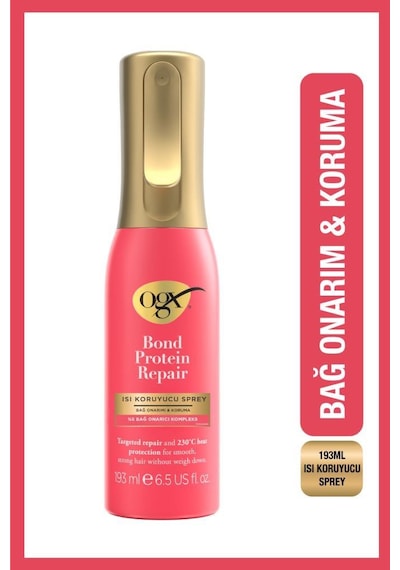 Ogx Bond Protein Repair Isı Koruyucu Sprey 193 Ml