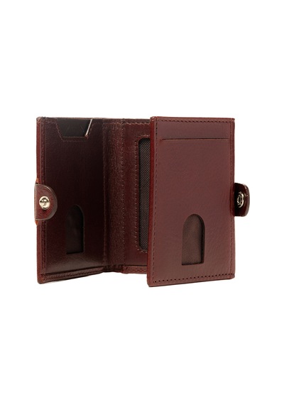 Kahve Cüzdan & Kartlık Unisex 781 Grande Deri Cüzdan Kartlık kahverengi