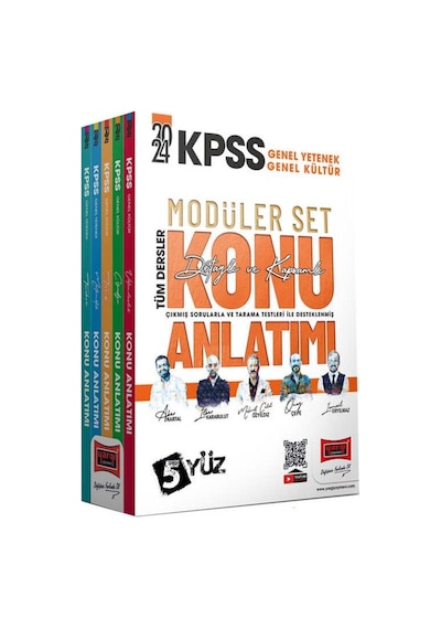 Kpss Gk-gy Tüm Dersler Konu Anlatımlı Modüler Set 2024