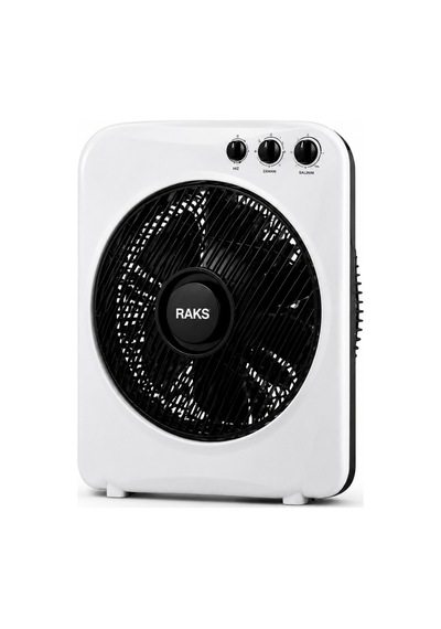 Raks Kutu Tipi Vantilatör 12 İnç / 30 Cm Beyaz