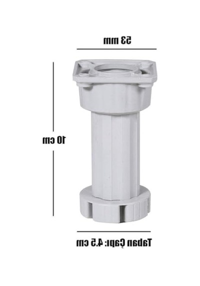 Ayarlanabilir 10 Cm Gri Mobilya Ünite Ayağı 10 Adet 6395751