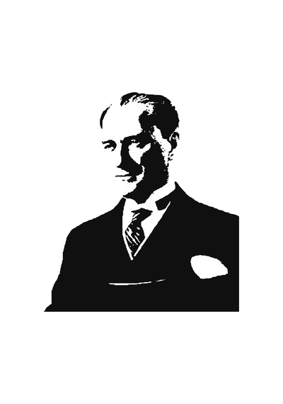 Jetyazdır Uyarı Levhaları '' Atatürk 3 '' A4 Pvc 30 21 Cm