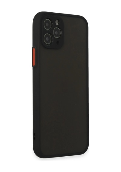 Newface Apple, Uyumlu iPhone 11 Pro Kılıf Montreal Silikon Kapak Semeglbl - 64 - Siyah
