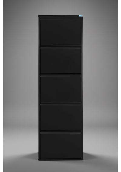 Metal Ayakkabılık 5'li Model Siyah