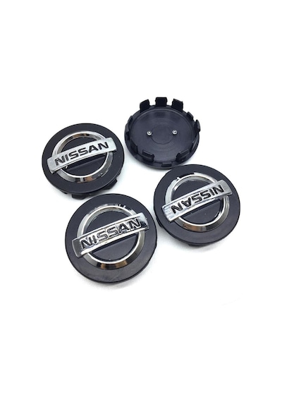Nissan Qashqai-Juke Jant Göbeği Siyah 48-54Mm