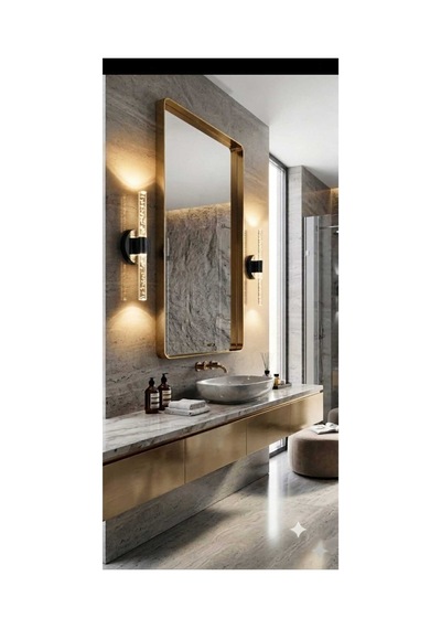 Bubbleflux Medium 40 Cm Modern Tasarım Led Aplik - Duvar Lambası - Siyah - Pilli - Günışığı Siyah Pilli
