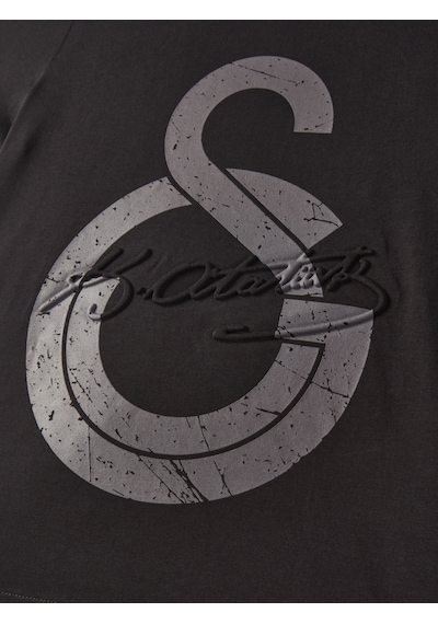 Gsstore Galatasaray Erkek Ata İmza T-shirt E251279 Siyah