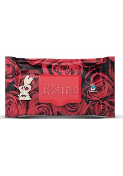 Red Rose Islak Havlu Mendil 90 Adet Kapaklı Gül Kokulu 10'lu Set