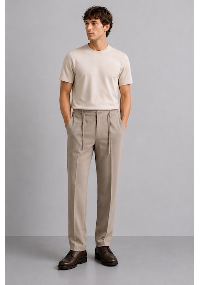 Danger Erkek Comfort Fit Bej Jogger Pantolon Esnek Kumaş Günlük Rahat Kesim 169dngr