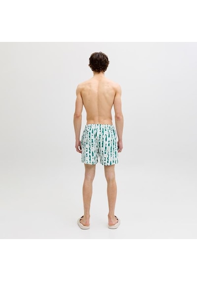 Jack&jones Jack Jones Şort Mayo Maui Vibes Novelty Aop Yeşil