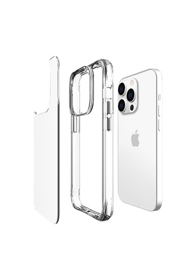 Apple Uyumlu iPhone 14 Pro Max Zore Şeffaf Ultra İnce Airbag Tasarımlı Okka Kapak
