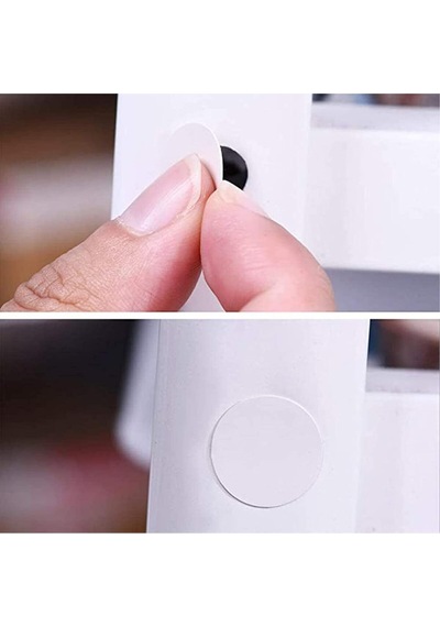 Yapışkanlı Vida Gizleme Yapıştırma Vida Tapası Tıpası 100 Adet - Sarı Sarı