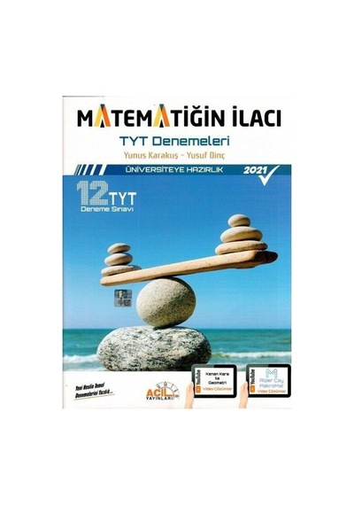 Acil 2021 Yks Tyt Matematiğin Ilacı 12 Deneme Acil Yayınları