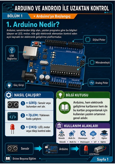 Arduino Ve Android İle Uzaktan Kontrol
