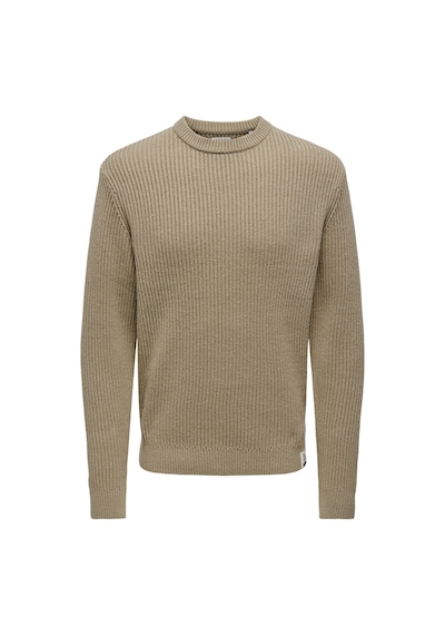 Only & Sons Erkek Onsfergal Bisiklet Yaka Uzun Kollu Örme Kazak 22030208 Camel Camel