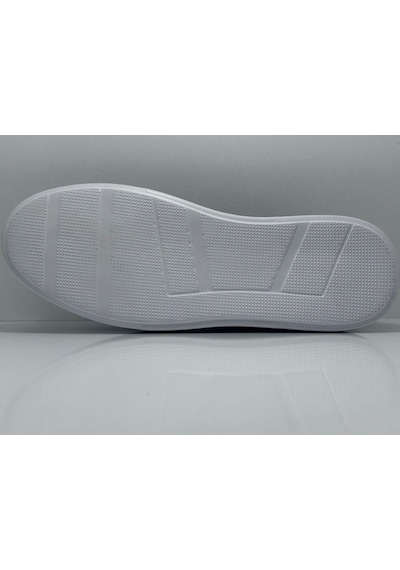 Miwano Siyah-beyaz Eva Taban Bağcıklı Hakiki Deri Günlük Erkek Sneaker Ayakkabı Siyah
