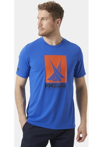 Helly Hansen Hp Race Graphic Erkek T-shirt-27978-mavi Mavi