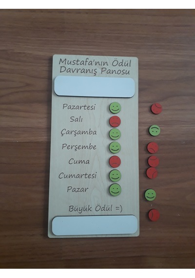 Davranış Ödül Panosu 30x15 Cm