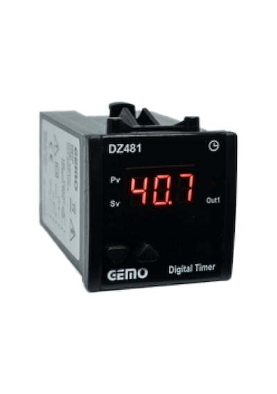 Gemo Dz481-24vdc ,48x48mm 24vdc Kontak-2a1k Zaman Röle