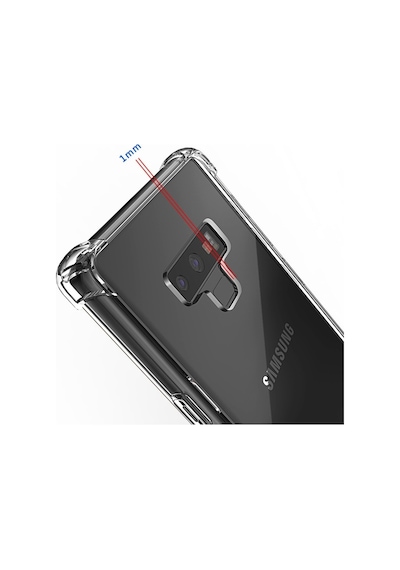 Samsung Uyumlu Galaxy Note 9 Kilif Köse Korumali Seffaf Silikon Kapak 392996325