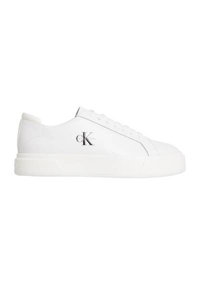 Calvin Klein Jeans Erkek Basket Cupsole Laceup Lth Ml Ayakkabı Ym0ym014600k4 Beyaz