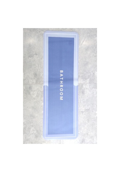 Buççin Online Mağaza İsgstore Uzun Dikdörtgen Sihirli Su Emici Banyo Paspası Kaymaz Tabanlı Abdest Paspası 118x39cm Kauçu Çok Renkli