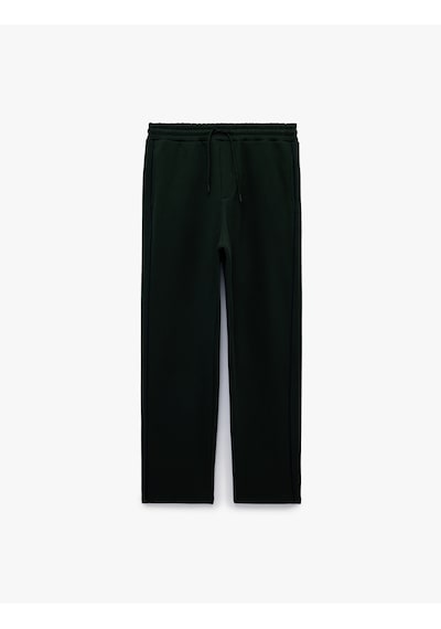 Koton Üç İplik Şardonlu Cepli Biyeli Beli Bağcıklı Eşofman Altı Yeşil 7wam40063mk Koyu Yeşil Koton Üç İplik Şardonlu Cepli Biyeli Beli Bağcıklı Eşofman Altı Yeşil 7wam40063mk Koyu Yeşil