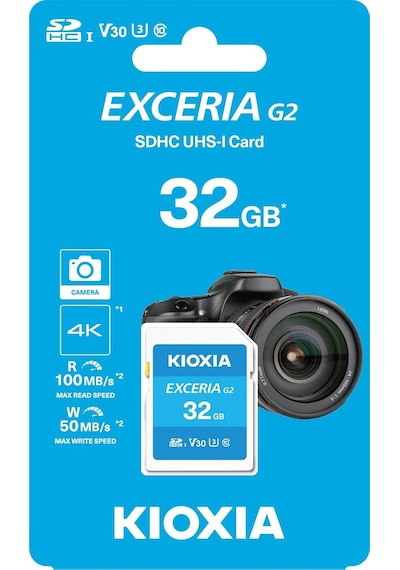 Excerıa G2 32gb Sdhc Hafıza Kartı Uhs-ı U3 V30 C10, 100mb/s Okuma, 50mb/s Yazma, 4k