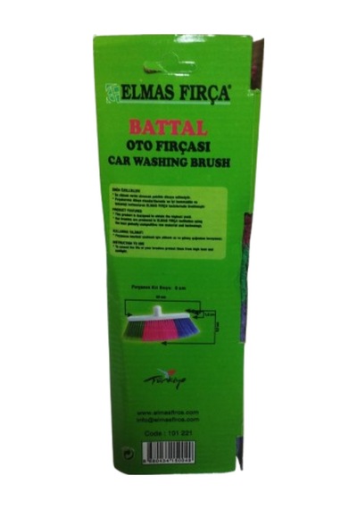 Elmas Fırça Battal Oto Fırçası 8 Cm