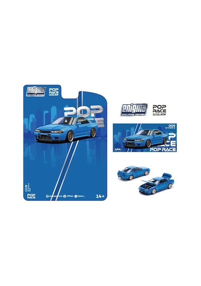 Pop Race Pre009 1/64 Nıssan Skylıne R32 Baysıde Blue