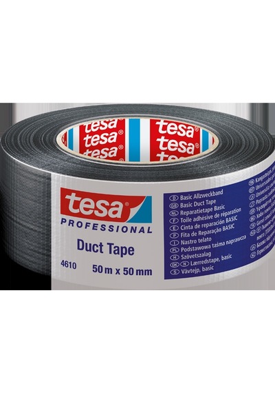 Tesa Tamir Bandı Basic Duck Siyah 50x50 04610-00004-00