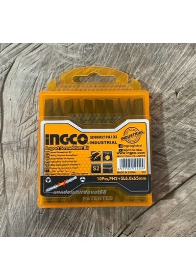 İngco PH2 Sac Vida Ucu Yıldız Bits Uç Cobalt Çelik Düz Vida Sıkma Ucu 10 Adet