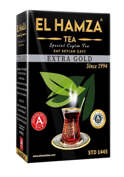 El Hamza Tea Extra Gold 1 Adet 800 Gr'lık Ithal Çay %100 Special Saf Seylan Çayı