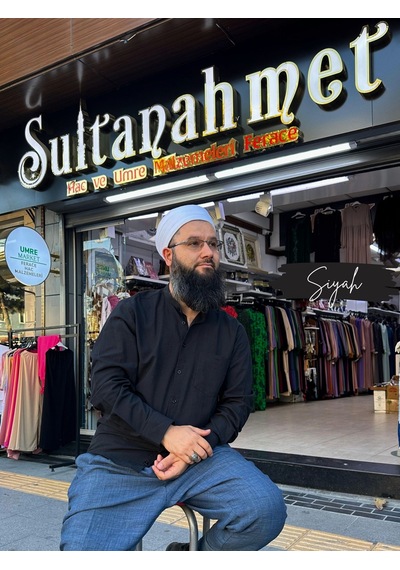 Tam Düğme Keten Erkek Gömlek
