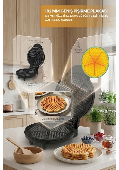 Sinbo SSM-2595 850 W Waffle Makinesi