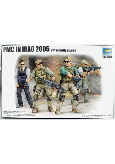 Trumpeter 00420 1/35 Ölçek, Pmc-vıp Koruma Tim Irak'ta Figürleri Plastik Model Kiti-55747