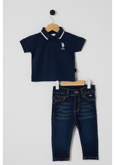 U.S. Polo Assn. Erkek Bebek Lacivert Takım 5274-48231 Lacivert