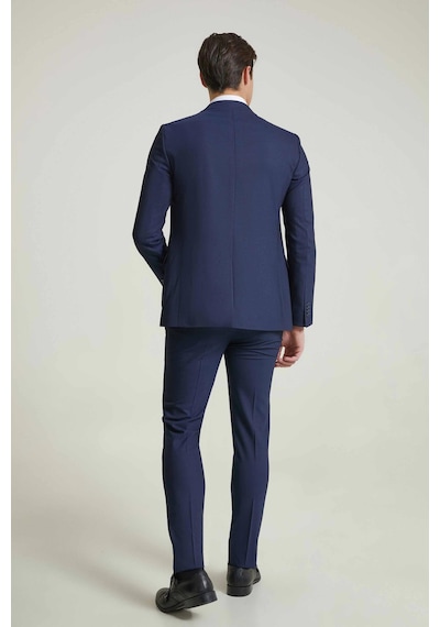 D's Damat Slim Fit Lacivert Armürlü Takim Elbise Kombinli 3efy5kmbn0571 Lacivert