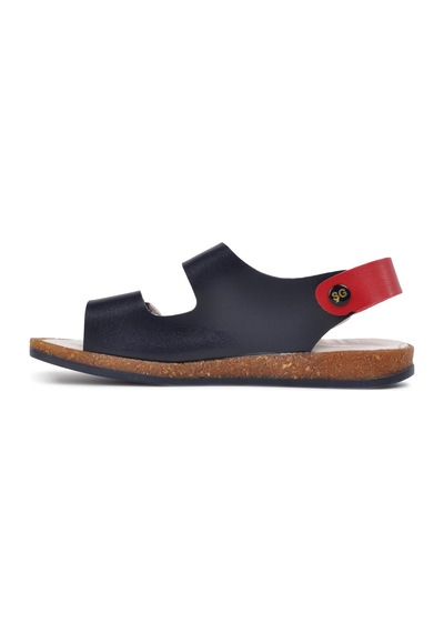 Şiringenç 006 Lacivert-beyaz-kırmızı Çocuk Sandalet 001