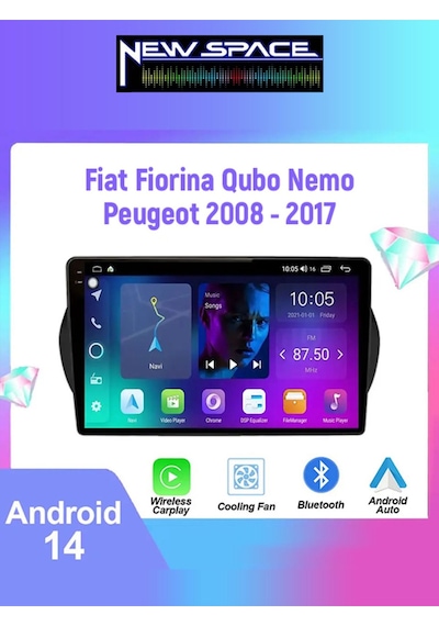 Fiat Fiorino Android 2gb Ram 32gb Rom Carplay Navigasyon Multimedya