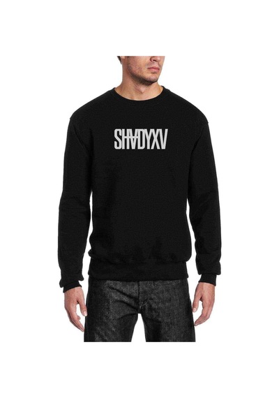 Shady Xv Classic Baskılı Siyah Erkek Örme Sweatshirt