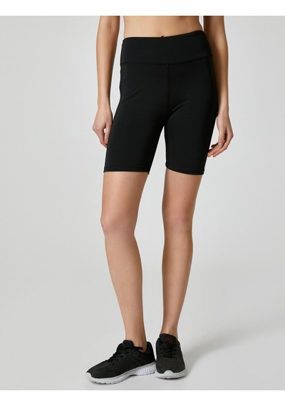 Koton Spor Biker Tayt Yüksek Bel Slim Fit Siyah 4sak40047nk 4SAK40047NK999