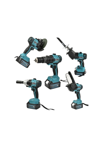Prohummer Ph191 Multievo 6 Başlıklı Set 58vf Çok Amaçlı Şarjlı Set Takımı 58vf