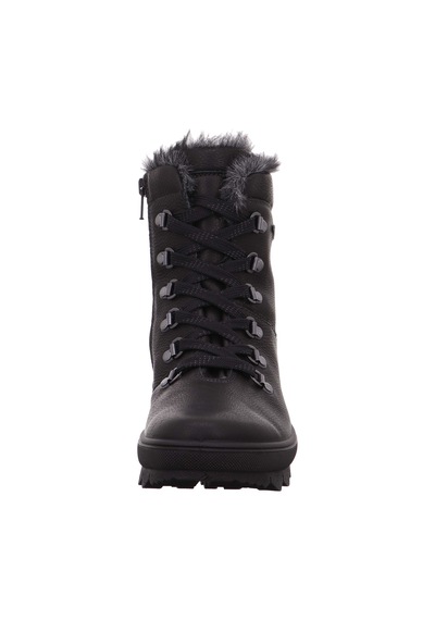 Legero 2-000530 Novara Kadın Siyah Deri Gore-tex Bot Siyah