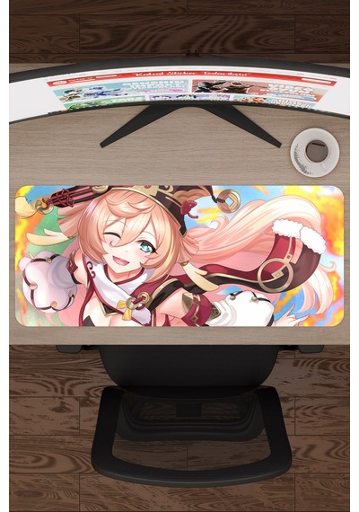 Yanfei Genshin Impact Anime Oyuncu V2 - 70x30 Xl Gaming Mouse Pad Fare Altlığı