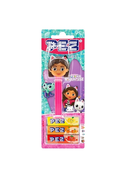 Pez Dispenser Gabby's Dollhouse Gabby Meyve Aromalı Şekerleme Makinesi Ve Şekerleme Yedekleri
