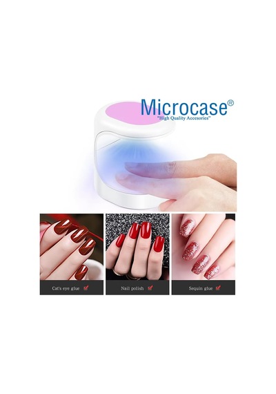 Microcase Kalıcı Oje Protez Tırnak Mini Uv Led Oje Kurutucu - Al5159
